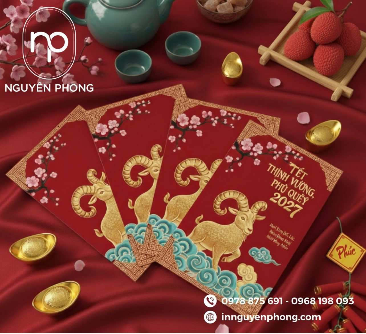 Bao lì xì thiết kế riêng - một chiến thuật quảng bá thương hiệu thông minh